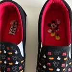 Disney  Black Slip-Ons with Mickey Icons excellent condition size 9 Photo 2
