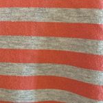 Chico's Weekends By Chico’s Pink Gray Stripe Zip Up Sweatshirt Jacket Size Chico’s 1 /M Photo 2