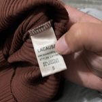 Lacausa  one shoulder ribbed top small Photo 5