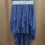 Sequin Hearts  Navy Dress with Sparkling Accents, Size 9 Photo 0