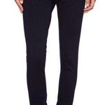 Mother Pleated Trainer Pants Women’s Size 24 Dark Navy Tapered Cuffed Ankle Slim Blue Photo 0