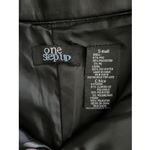 One Step Up Faux Leather Pants Leggings Straight Leg Black Small‎ Photo 5