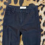 RACHEL ROY black crop flare leg studded denim Size 27 Photo 4