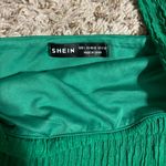 SheIn Green satin pant set Photo 2