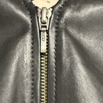 Hinge New Black 100% Leather Women's Jacket Photo 2