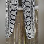 Elan  Black and white Smocked Pants Photo 3