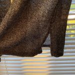 Umgee  long sleeve cut out v-neck gray black knit tunic top, size XL Photo 4