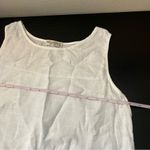 ✨ Terzo Millennio Women’s White Linen Tank Top Fringe Small Italy Photo 6