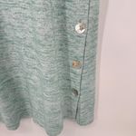 Soft Surroundings Sweater Dress Womens Petite Large Blue Polyester Cotton Hood Photo 2