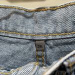 LF Carmar Titania Spliced Frayed Denim Shorts High Waisted Blue Size 28 Photo 8