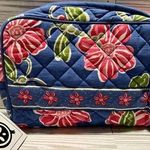 INC NWT- Pomegranate .Large Cosmetic Bag in Dragonfly Periwinkle Photo 0