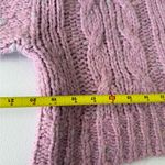 Urban Outfitters  Crop Knit Buttoned Pink Size Medium Cardigan Photo 5