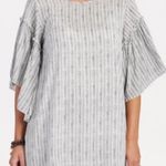 Allison Joy Allison‎ Joy Evereve Black White Ruffle Sleeve Striped Dress NWT Large K4898 Photo 0