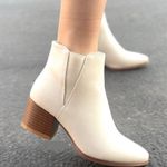Story Nude Chunky Heel Ankle Bootie Photo 0
