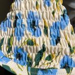 Tori Praver  Jagger Top Floral Smocked size L Photo 4