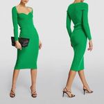 arch4 Cashmere Coco Midi Dress in Emerald Green XS Photo 0