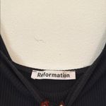 Reformation Cassi Knit Dress Black Photo 2