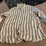 ZARA  gold chain print blouse M Photo 3