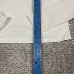 Lululemon It's Rulu Run Cropped 1/2 Half Zip Top Womens 4 6 Off White Shirt Photo 6