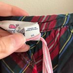 Vineyard Vines Apres Tartan Ruffle Midi, Green/Red Gingham, Size Small, Holiday Photo 8