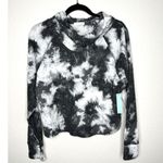 Abound NEW  Pullover Sweater Womens XS Black White Tie Dye Cowl Neck Soft Ribbed Photo 0