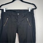 J Brand Ankle Zip Moto Skinny Black Pant Sz 26 Photo 3