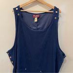 Denim & Co Vintage . Blue Jumper Penifore Dress Size 3X Photo 2