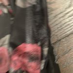 NWT  motel rocks Coti dress gothic rose with lace floral mesh slit l Photo 1