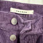 Pacsun Women's Purple corduroy High Waisted Straight Leg Jeans Size 26 Photo 3