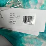 Johnny Was Calme Bikini Bottoms Size L Tie Dye Hipster Aqua Blue NWT Photo 4