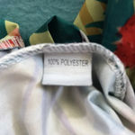 TROPICAL print jumpsuit cut out sides ties in back sexy slinky NEW size S Yellow Photo 2