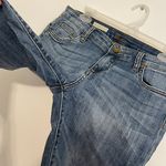 Kut From The Kloth  KFTK Boyfriend Jeans Dark Wash Distressed Ripped Rip 6 Photo 5