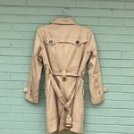 B&S fashion wear woman’s tan trench coat size Large Photo 8