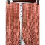 Free People  Fine Line Flare Leg Pant in Rust Combo Size Medium Boho Women's Photo 7