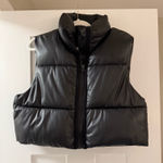 ZARA  Leather Faux Vest Photo 0