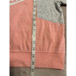 Nike  Cropped Hoodie Women's Size Medium Heathered Gray Pink Athletic Lightweight Photo 4
