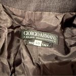 Giorgio Armani  Wool Dark Gray Single Button Double Breasted‎ Blazer Sz 40 Photo 5