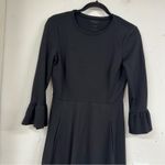 Kate Spade Broome Street Black Bell Sleeve Ponte Mini Dress Womens S Whimsigoth Photo 1