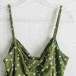 ZARA  Polka Dot Mini Rushed Ruffle Dress Photo 8