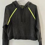 Calvin Klein  Sweatshirt Women's Medium Gray Hoodie Athleisure Cropped Activewear Photo 0