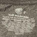 The Mountain  Womens Size‎ Small Grey Gray Short Sleeve Shirt Yoga Zen Peaceful Photo 1