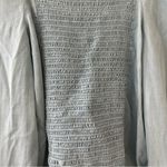 Cloth & Stone Square Neck Smocked Back Denim Color Blouse, Size L Photo 9