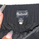 Madewell  Embroidered Track Jogger Pull On Pants Black Size XS Photo 6