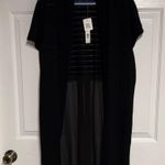 August Silk  Black Cardigan Photo 0