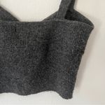 Mango Knit strap top Dark Grey Photo 7
