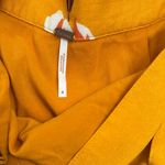 Free People Gold Wrap Midi Skirt with Ruffles Photo 7