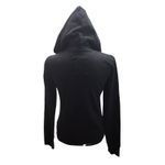 Aeropostale  New York‎ City 1987 Hoodie Women's Medium Pullover Black Graphic Photo 2