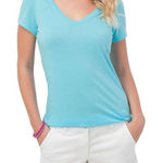 Southern Tide Katherine Tee in Crystal Blue size XS Photo 0