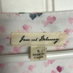 Jane and Delancey  heart print long sleeve button down size small H9 Photo 1