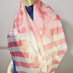 Ellen Tracy VINTAGE  Long 100% Silk Floral Scarf See Pictures Photo 0